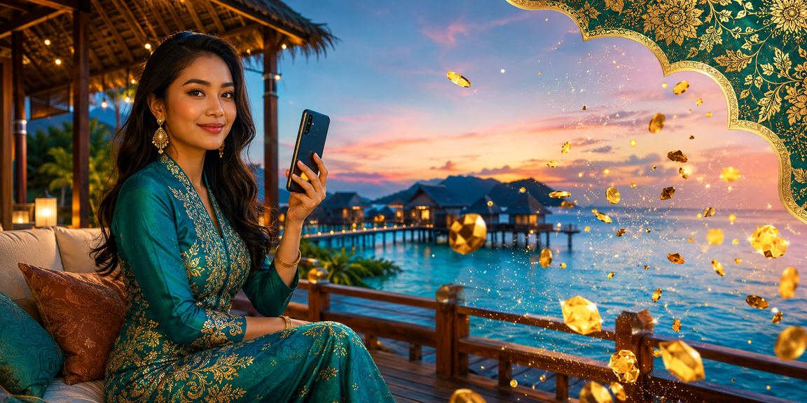 Proses deposit untuk taruhan bola sepak dalam talian bertema batik Sabah Malaysia